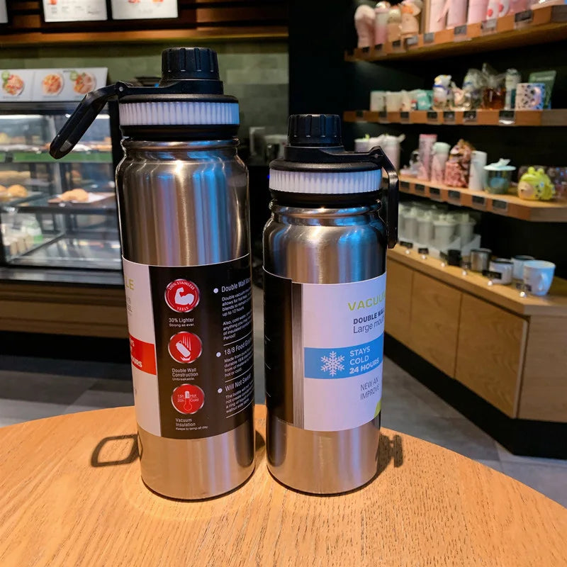 UPORS Stainless Steel Sport Water Bottle 600ml/800ml