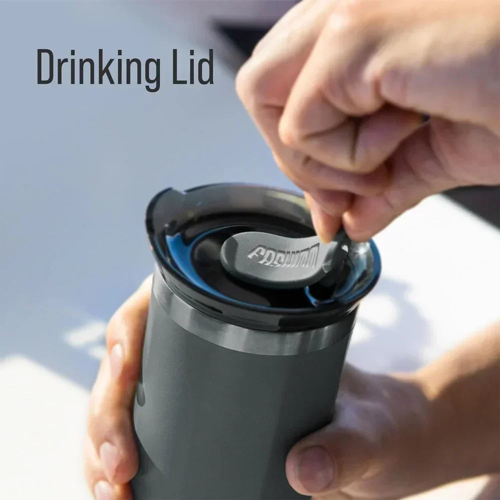 Insulated Coffee Tumbler & Stainless Steel Water Bottle, Leakproof Travel Mug