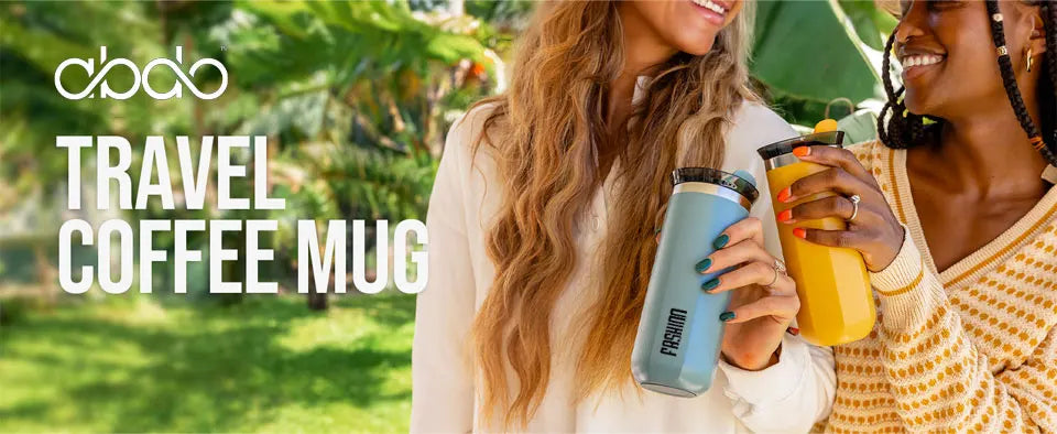 Thermal Mug Thermos Bottle, Insulated Coffee Tumbler, Leakproof Travel Drinkware