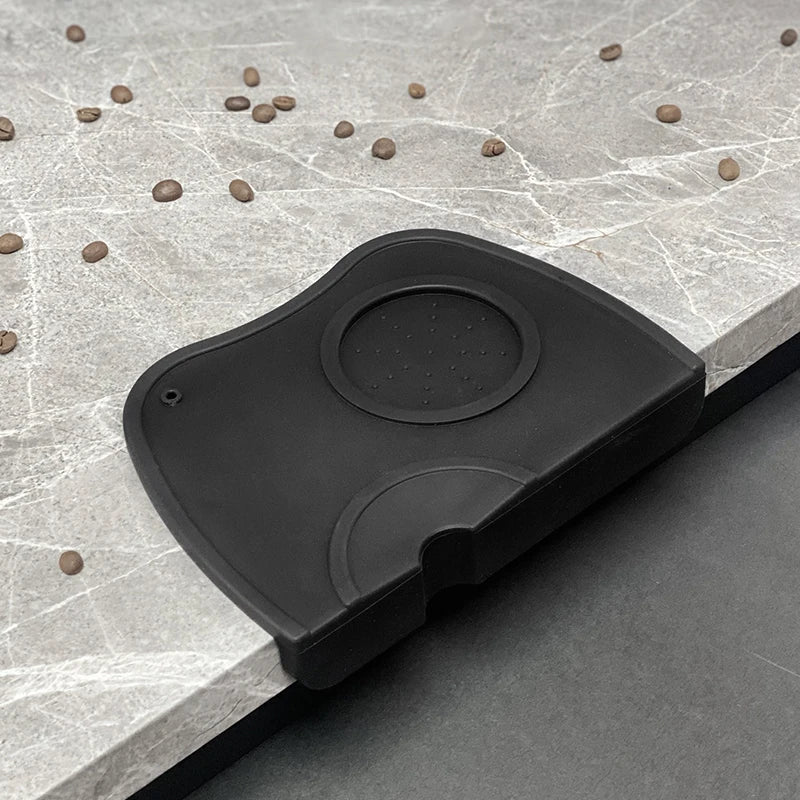 Coffee Tamper Mat Anti-skid Silicone Pad Universal Press Tampering Holder Corner Mat Pad For Office Bar Shop Barista Accessories