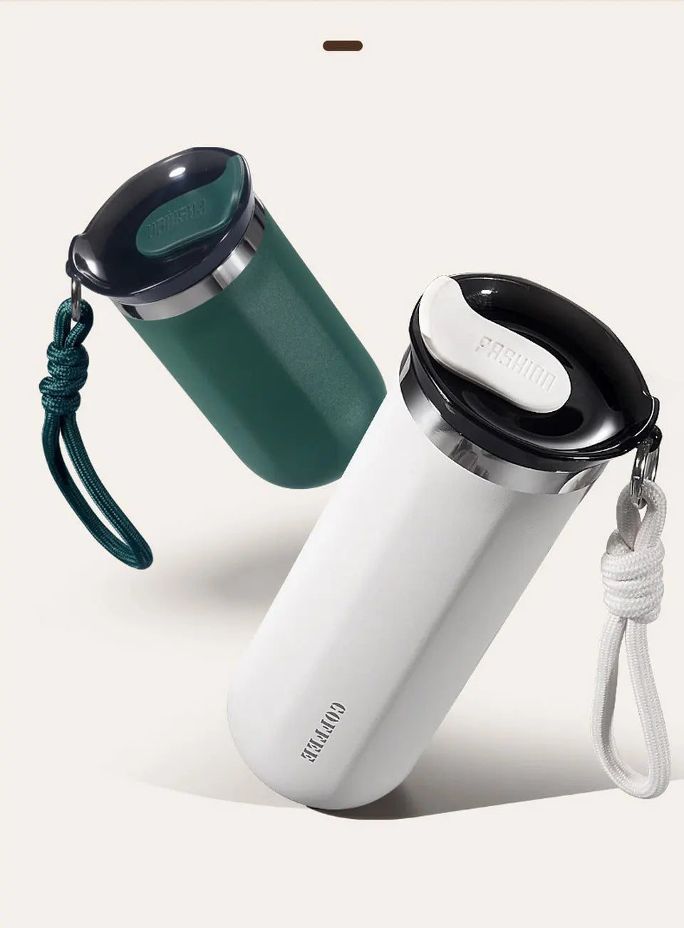 Thermal Mug Thermos Bottle, Insulated Coffee Tumbler, Leakproof Travel Drinkware