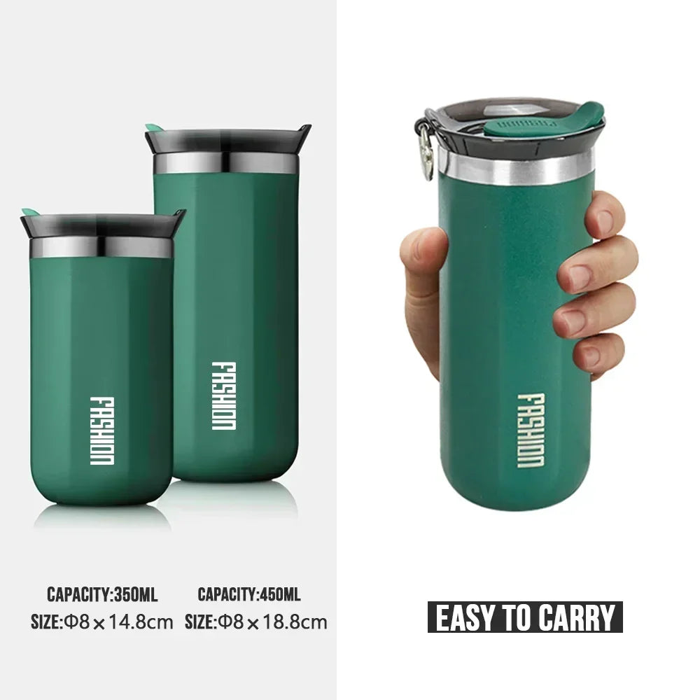 Thermal Mug & Thermos Bottle, Vacuum Insulated Coffee Tumbler, Leakproof Design